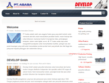 Tablet Screenshot of develop.asaba-indo.com